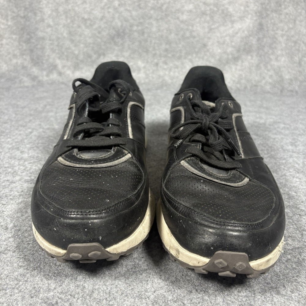 Cole Haan Grand Crosscourt Sneakers 13 Black Leather Suede Accents